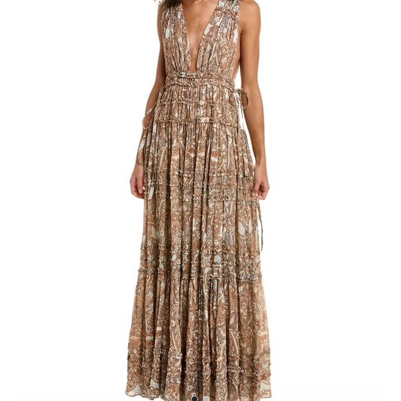 Fiona Tiered Chiffon Gown	
ULLA JOHNSON - Picture 1 of 5